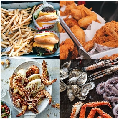 kinh doanh đồ ăn nhanh, nấu sẵn